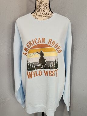 Comfort Colors Light Blue Crewneck Sweatshirt